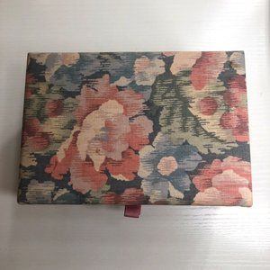 80sVintage Fabric Covered Renner Davis Storage Box